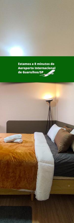 Quarto Em Apartamento Proximo Ao Aeroporto De Guarulhos Gru Esterno foto