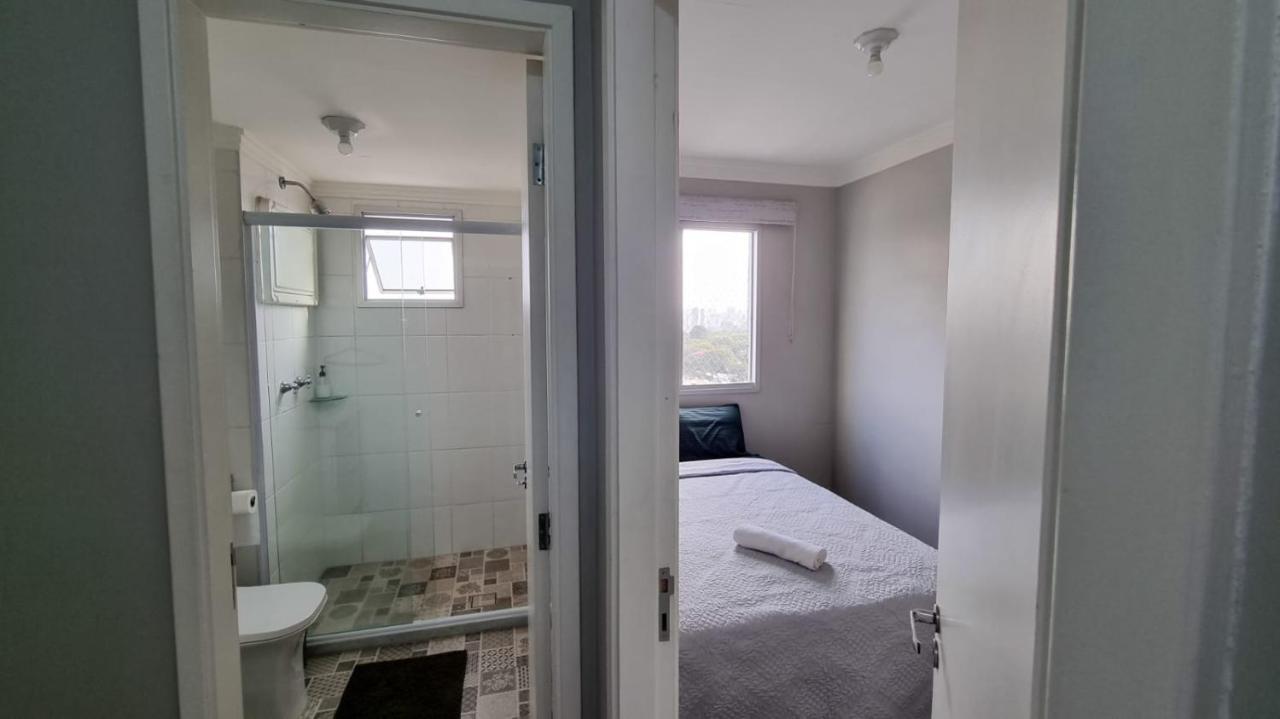 Quarto Em Apartamento Proximo Ao Aeroporto De Guarulhos Gru Camera foto