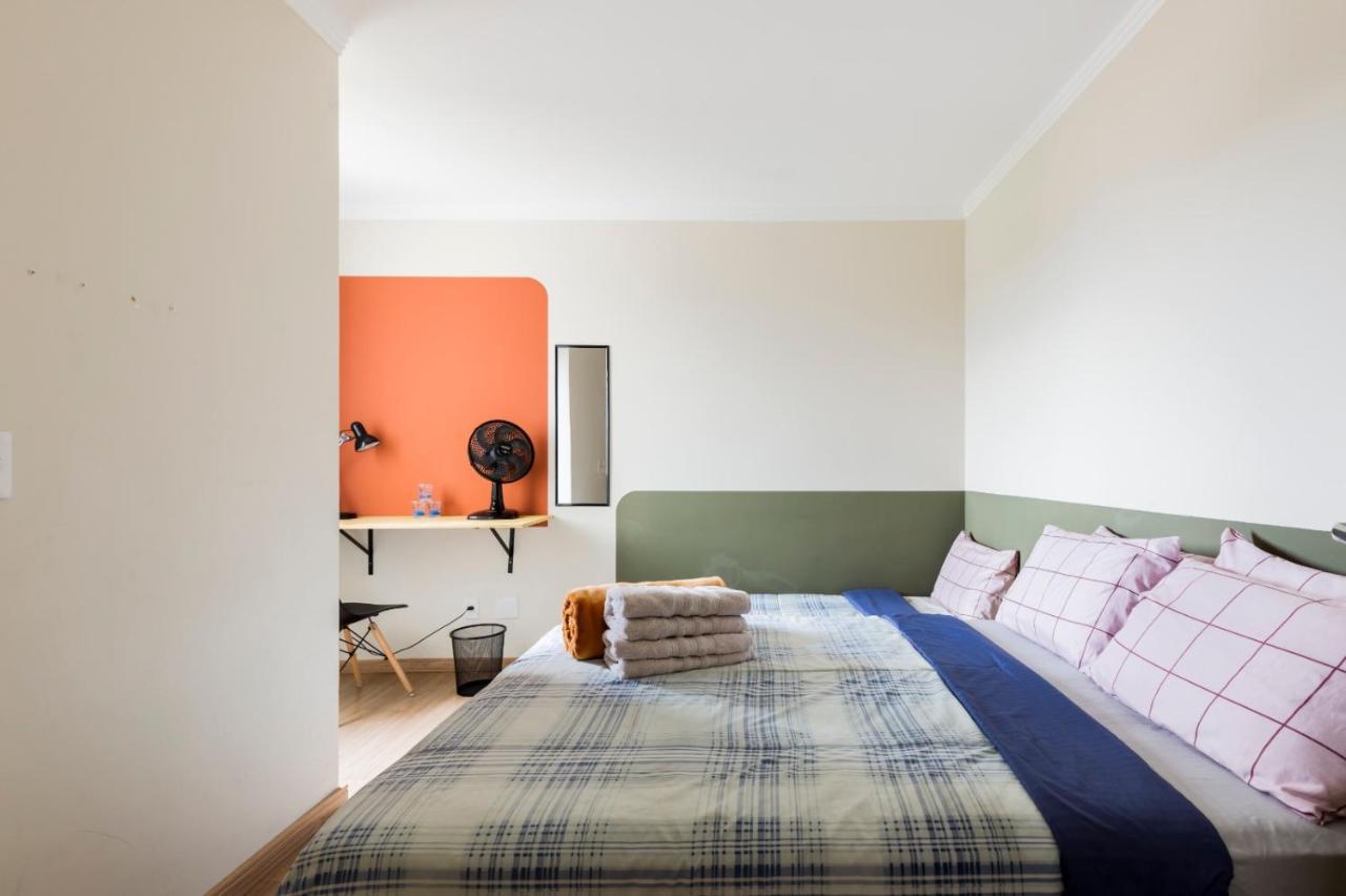 Quarto Em Apartamento Proximo Ao Aeroporto De Guarulhos Gru Esterno foto